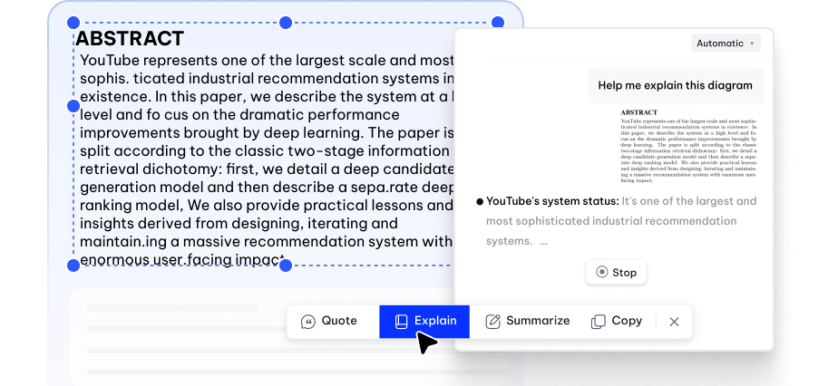 Free AI PDF Summarizer